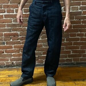 nest Robe CONFECT Japan Denim Cotton Hemp Indigo with Flecking Size 4 Japanese